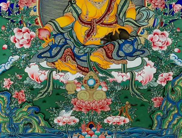 O1CN01By0i271yKXBTlg8Mq_!!190436560 Yellow Jambhala Thangka