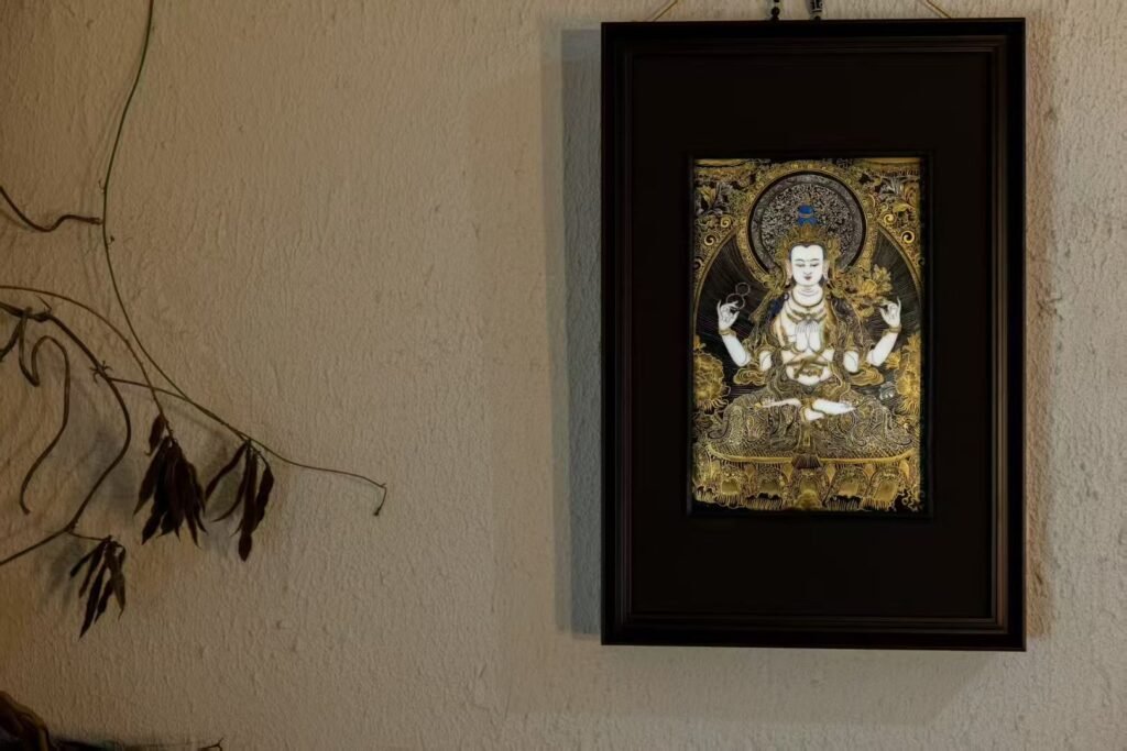 ceramic thangka